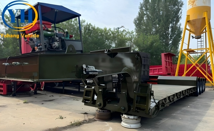 120 Ton Gooseneck Lowboy Near Me-YUHANG VEHICLE 120 Ton Gooseneck Lowboy Near Me-YUHANG VEHICLE