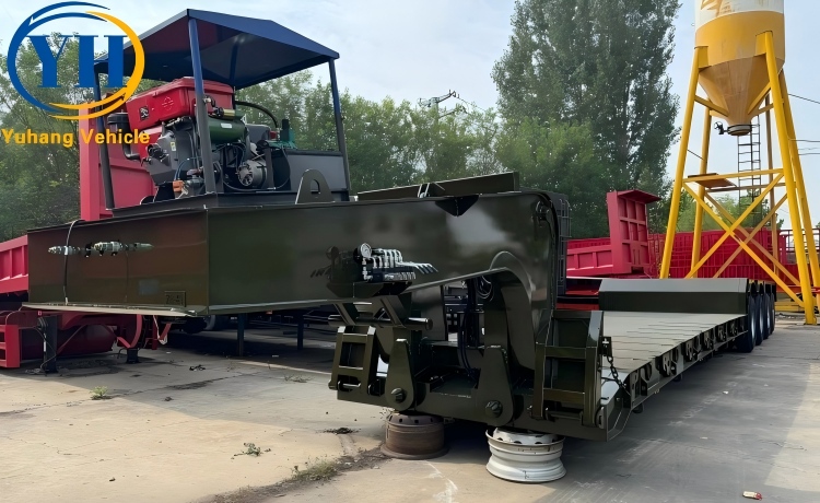 120 Ton Gooseneck Lowboy Near Me-YUHANG VEHICLE 120 Ton Gooseneck Lowboy Near Me-YUHANG VEHICLE