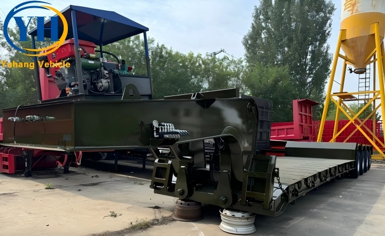 120 Ton Gooseneck Lowboy Near Me-YUHANG VEHICLE 120 Ton Gooseneck Lowboy Near Me-YUHANG VEHICLE