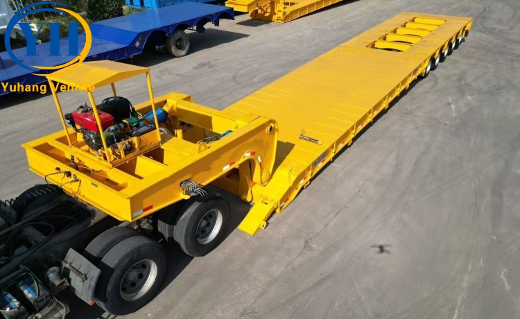 5 Line 10 Axle Detachable Gooseneck Trailer-YUHANG VEHICLE 5 Line 10 Axle Detachable Gooseneck Trailer-YUHANG VEHICLE
