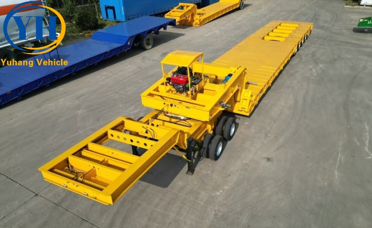 5 Line 10 Axle Detachable Gooseneck Trailer-YUHANG VEHICLE 5 Line 10 Axle Detachable Gooseneck Trailer-YUHANG VEHICLE