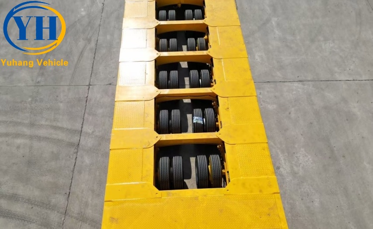 5 Line 10 Axle Detachable Gooseneck Trailer-YUHANG VEHICLE 5 Line 10 Axle Detachable Gooseneck Trailer-YUHANG VEHICLE