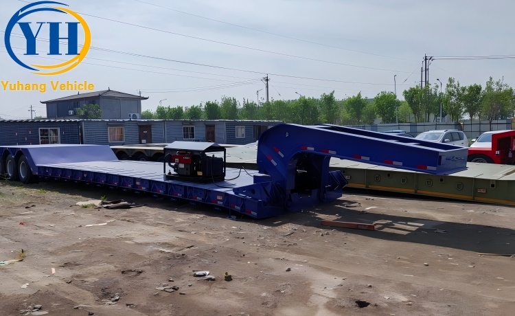 60 Ton Semi Gooseneck Trailer-YUHANG VEHICLE 60 Ton Semi Gooseneck Trailer-YUHANG VEHICLE