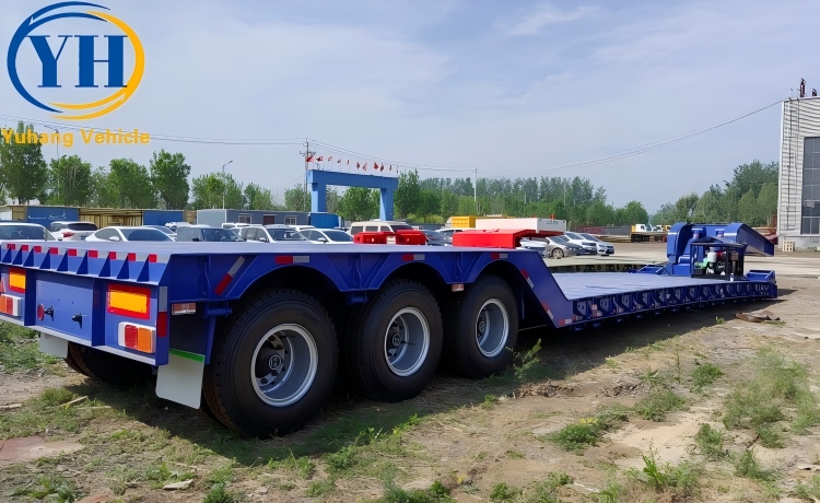 60 Ton Semi Gooseneck Trailer-YUHANG VEHICLE 60 Ton Semi Gooseneck Trailer-YUHANG VEHICLE