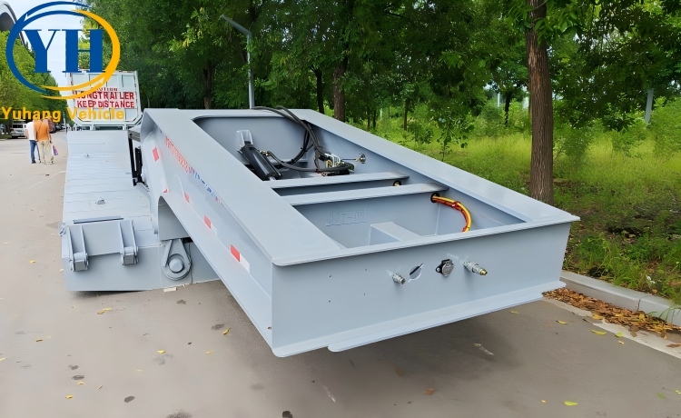 60T RGN Lowboy Trailer for Sale-YUHANG VEHICLE 60T RGN Lowboy Trailer for Sale-YUHANG VEHICLE