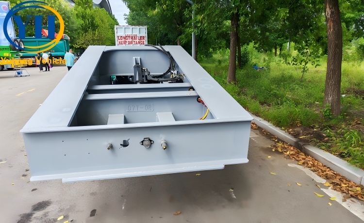 60T RGN Lowboy Trailer for Sale-YUHANG VEHICLE 60T RGN Lowboy Trailer for Sale-YUHANG VEHICLE