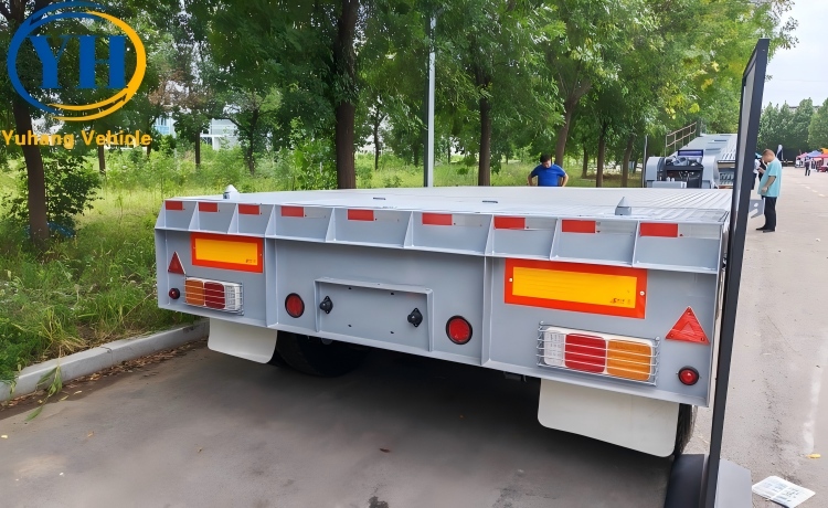 60T RGN Lowboy Trailer for Sale-YUHANG VEHICLE 60T RGN Lowboy Trailer for Sale-YUHANG VEHICLE