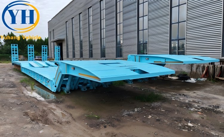 Buy 7 Axle Front Loading Lowboy Gooseneck Trailer-YUHANG VEHICLE Buy 7 Axle Front Loading Lowboy Gooseneck Trailer-YUHANG VEHICLE