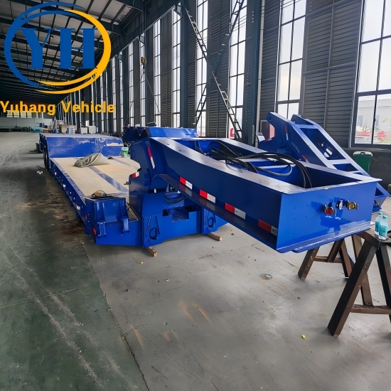 Tri Axle Hydraulic Gooseneck Truck Trailer Tri Axle Hydraulic Gooseneck Truck Trailer