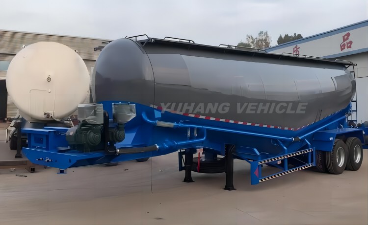 2 Axle 30 Ton Bulk Cement Transport Trailer-YUHANG VEHICLE