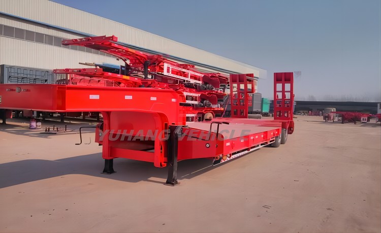 2 Axle Low Bed Semi Trailer-YUHANG VEHICLE