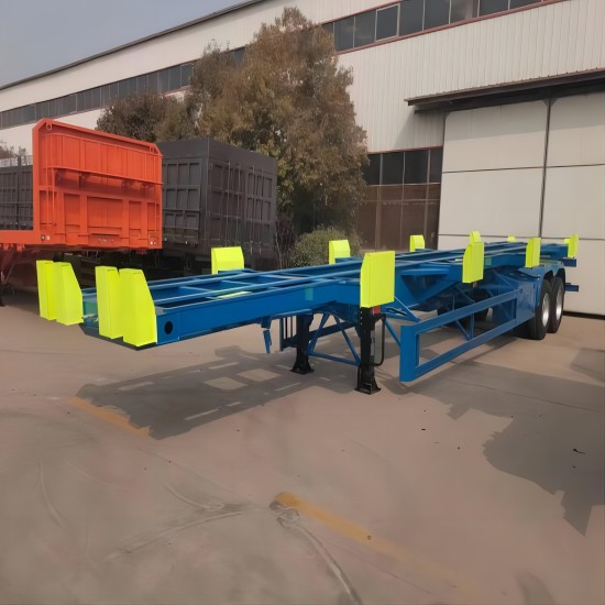 2 Axle Trailer for Container Transportation