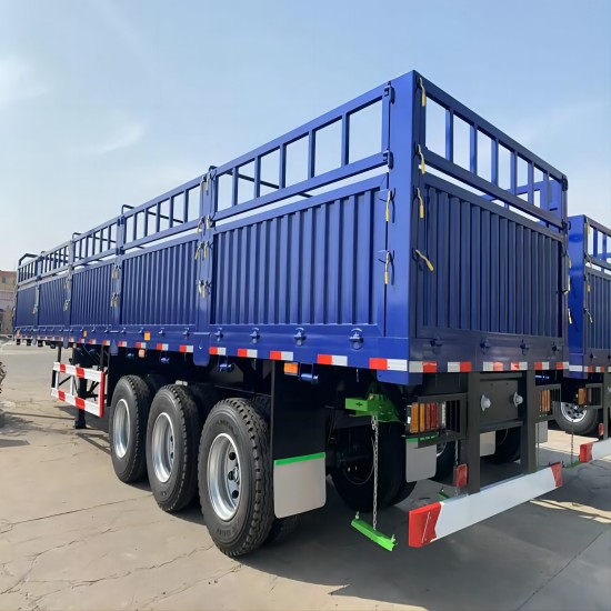 3 Axle Fence Trailer with Stake