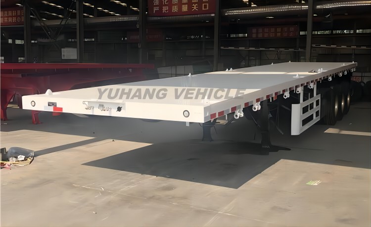 3 Axle Flatbed Trailer For Sale-YUHANG VEHICLE