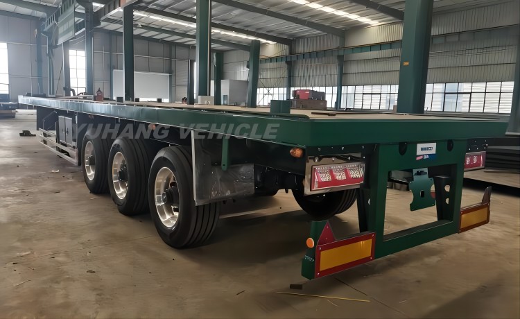 Flatbed Trailer Sale with Air Suspension-YUHANG VEHICLE