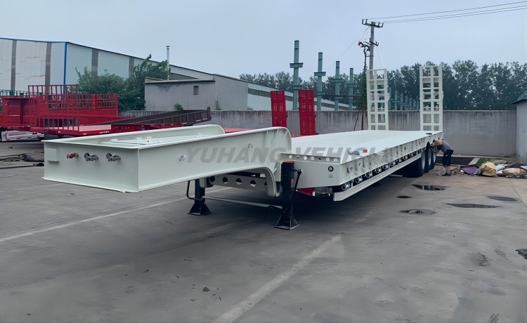 3 Axle Low Bed Trailer Price-YUHANG VEHICLE