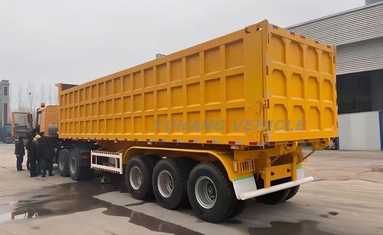 3 Axle Tipper Trailer Price-YUHANG VEHICLE