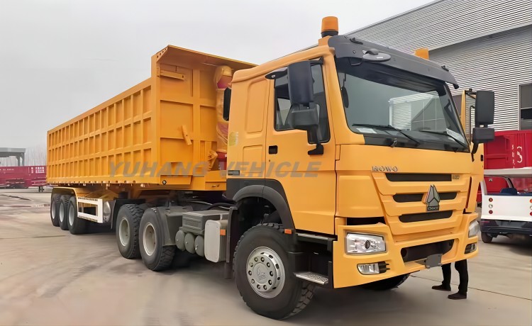 3 Axle Tipper Trailer Price-YUHANG VEHICLE