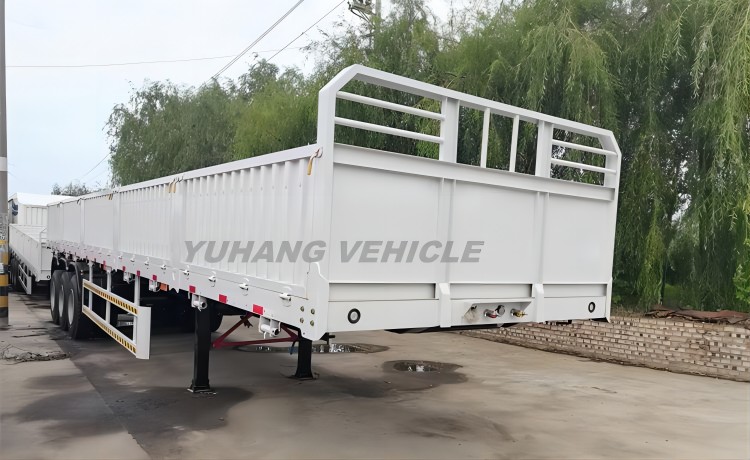 3 Axle Trailer with Drop Sides-YUHANG VEHICLE