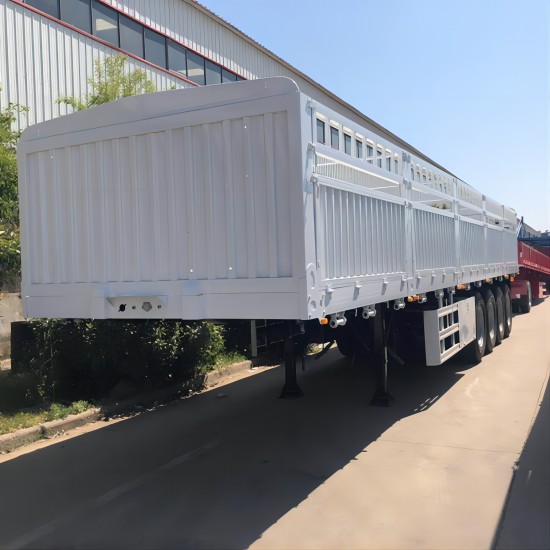 4 Axle 80 Ton Stake Semi Trailer