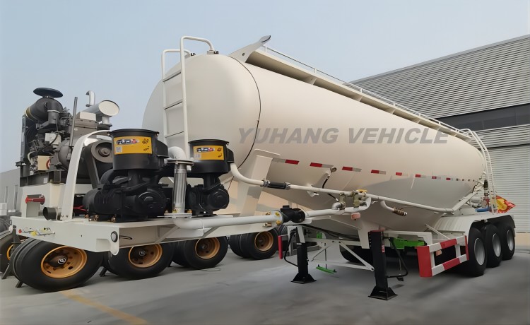 40CBM Dry Bulk Cement Trailer For Sale-YUHANG VEHICLE