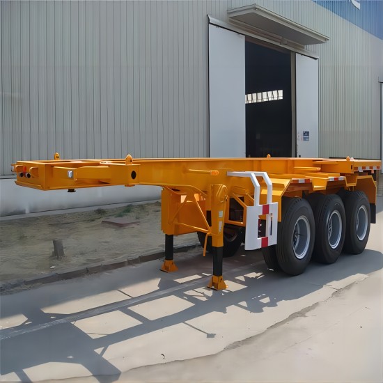 3 Axle 40Ft Container Chassis For Sale