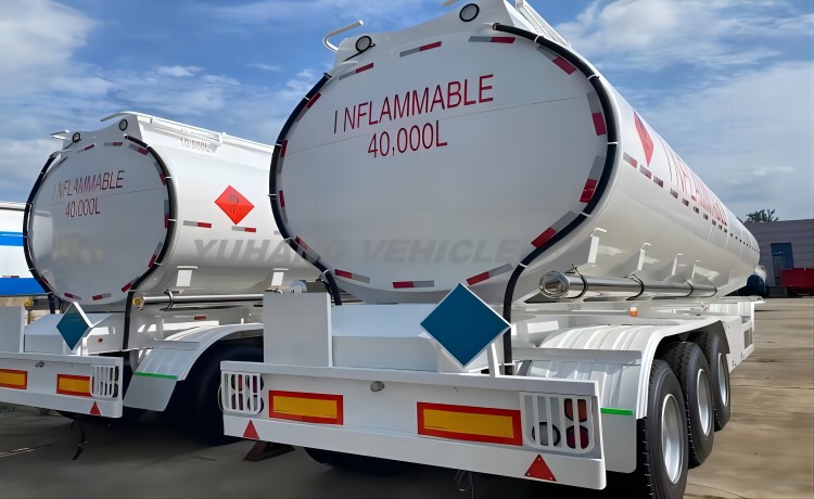 40000 Liter Fuel Tanker Trailer-YUHANG VEHICLE