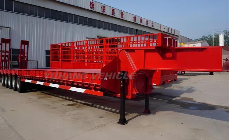 5 Axle Semi Low Bed Trailer-YUHANG VEHICLE