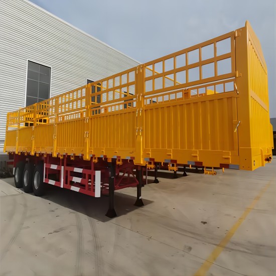 Tri Axle Fence Cargo Trailer For Sale