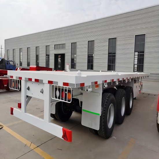 Tri Axle Flat Deck Trailer for Sale