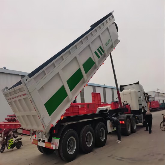 China New Tipper Semi Trailer