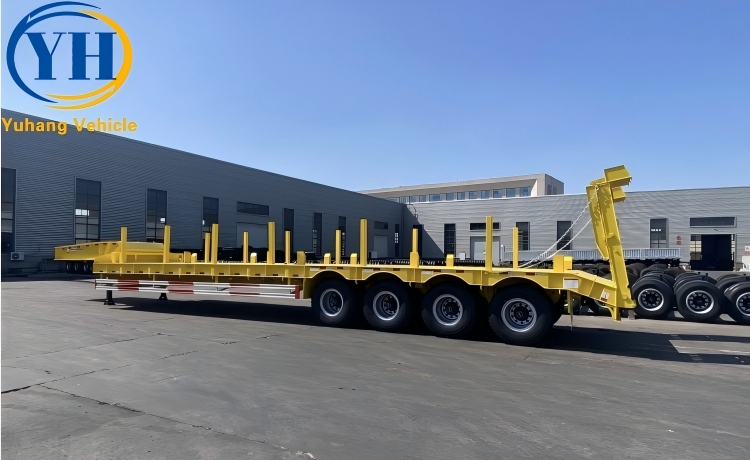 100 Ton 4 Axle Lowbed Trailer-YUHANG VEHICLE 100 Ton 4 Axle Lowbed Trailer-YUHANG VEHICLE