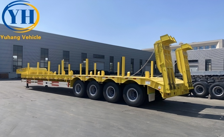 100 Ton 4 Axle Lowbed Trailer-YUHANG VEHICLE 100 Ton 4 Axle Lowbed Trailer-YUHANG VEHICLE