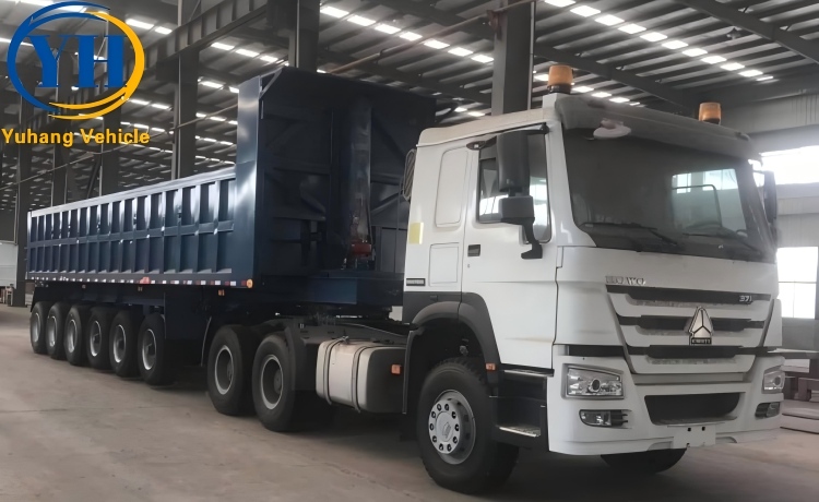 120 Ton Heavy Duty Tipper Trailer-YUHANG VEHICLE 120 Ton Heavy Duty Tipper Trailer-YUHANG VEHICLE