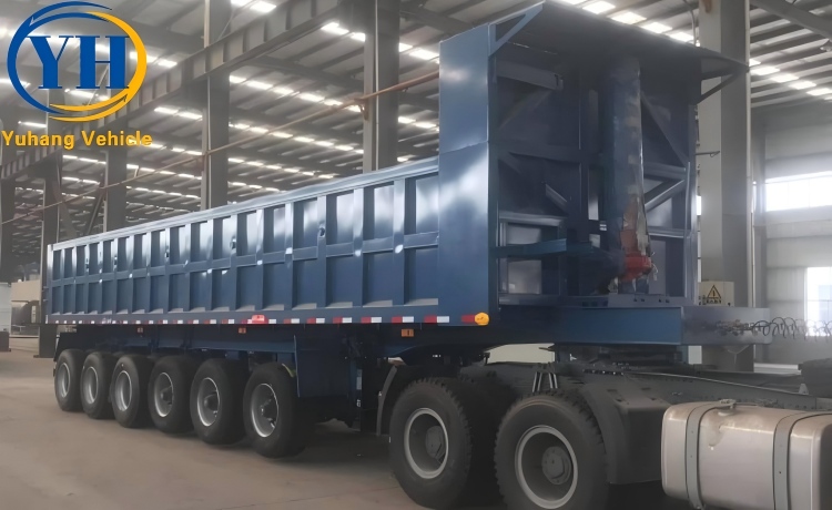 120 Ton Heavy Duty Tipper Trailer-YUHANG VEHICLE 120 Ton Heavy Duty Tipper Trailer-YUHANG VEHICLE