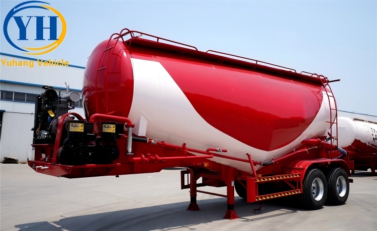 2 Axle 30 Ton Bulk Cement Transport Trailer-YUHANG VEHICLE 2 Axle 30 Ton Bulk Cement Transport Trailer-YUHANG VEHICLE