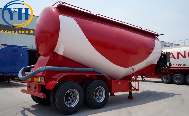 2 Axle 30 Ton Bulk Cement Transport Trailer-YUHANG VEHICLE 2 Axle 30 Ton Bulk Cement Transport Trailer-YUHANG VEHICLE
