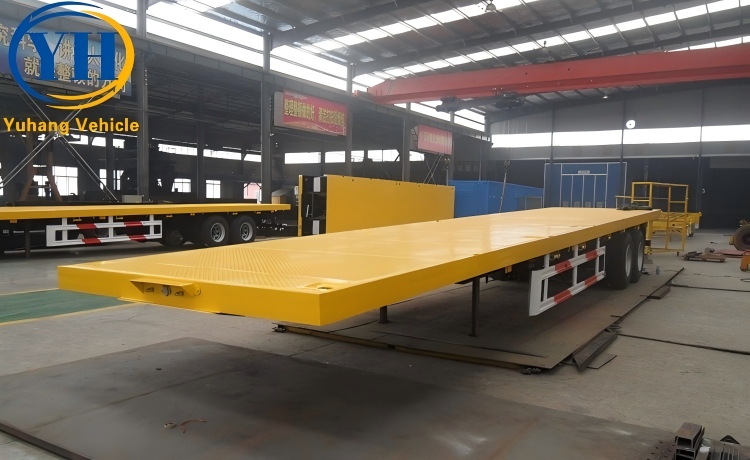 2 Axle Container Flatbed Trailer-YUHANG VEHICLE 2 Axle Container Flatbed Trailer-YUHANG VEHICLE