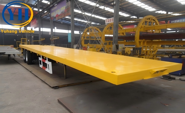 2 Axle Container Flatbed Trailer-YUHANG VEHICLE 2 Axle Container Flatbed Trailer-YUHANG VEHICLE