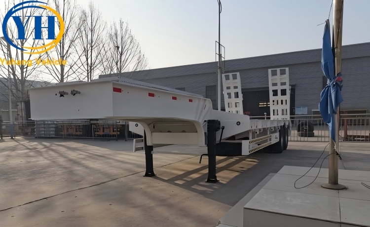 2 Axle Low Bed Semi Trailer-YUHANG VEHICLE 2 Axle Low Bed Semi Trailer-YUHANG VEHICLE