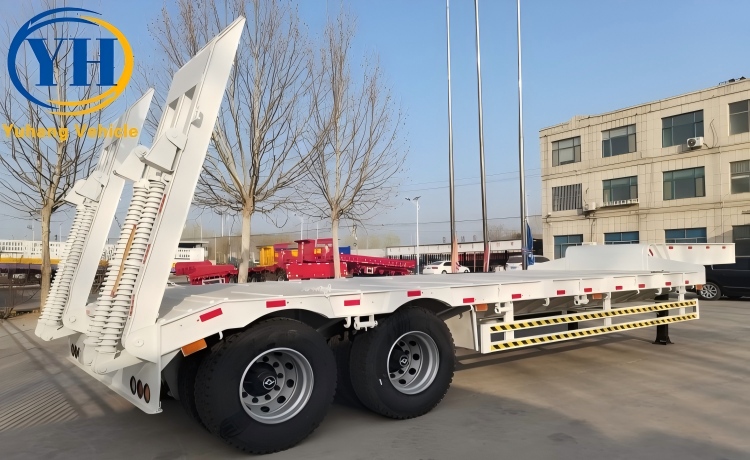 2 Axle Low Bed Semi Trailer-YUHANG VEHICLE 2 Axle Low Bed Semi Trailer-YUHANG VEHICLE