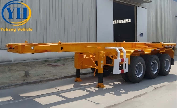 3 Axle 40Ft Container Chassis for Sale-YUHANG VEHICLE 3 Axle 40Ft Container Chassis for Sale-YUHANG VEHICLE