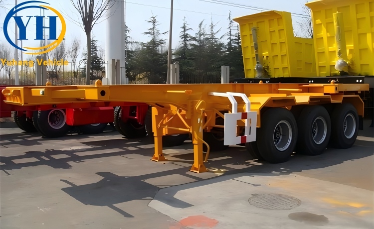 3 Axle 40Ft Container Chassis for Sale-YUHANG VEHICLE 3 Axle 40Ft Container Chassis for Sale-YUHANG VEHICLE
