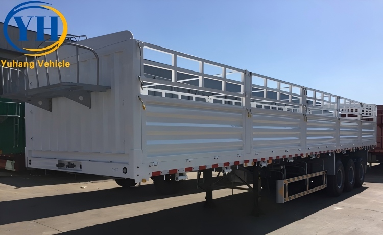 3 Axle Fence Semi Trailer-YUHANG VEHICLE 3 Axle Fence Semi Trailer-YUHANG VEHICLE