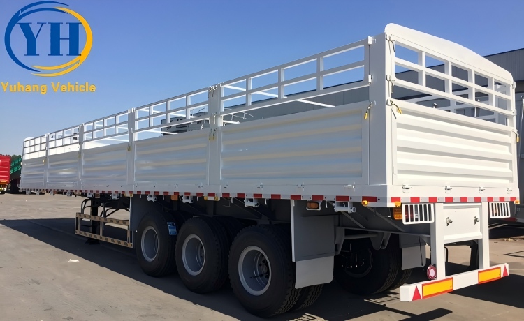 3 Axle Fence Semi Trailer-YUHANG VEHICLE 3 Axle Fence Semi Trailer-YUHANG VEHICLE