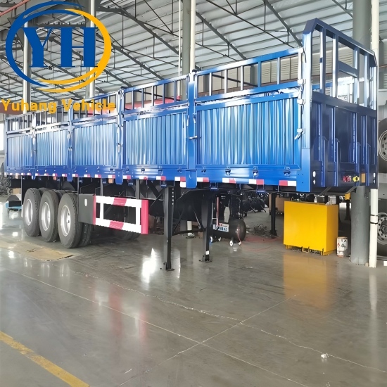 3 Axle Fence Trailer with Stake 3 Axle Fence Trailer with Stake