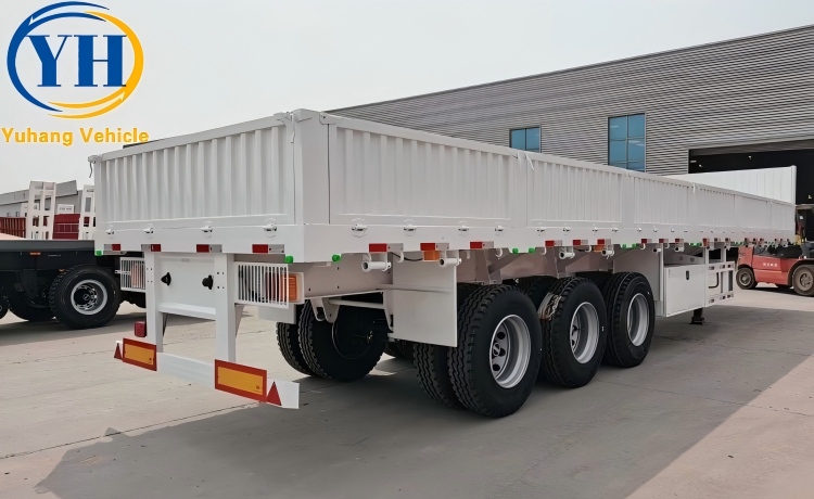 3 Axle Sidewall Semi Trailer-YUHANG VEHICLE 3 Axle Sidewall Semi Trailer-YUHANG VEHICLE