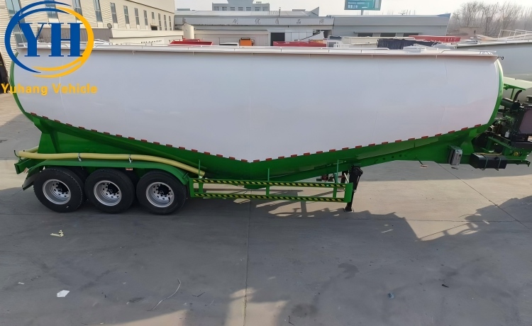 3 Axle Silo Trailer for Sale-YUHANG VEHICLE 3 Axle Silo Trailer for Sale-YUHANG VEHICLE