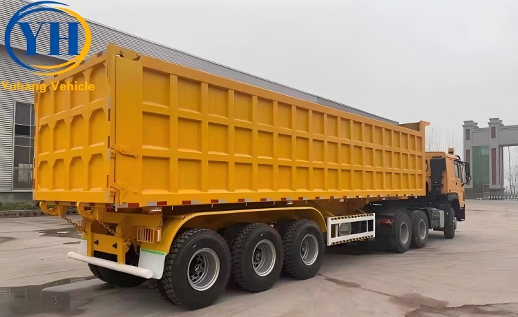 3 Axle Tipper Trailer Price-YUHANG VEHICLE 3 Axle Tipper Trailer Price-YUHANG VEHICLE