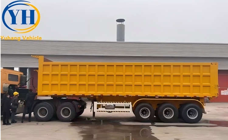 3 Axle Tipper Trailer Price-YUHANG VEHICLE 3 Axle Tipper Trailer Price-YUHANG VEHICLE